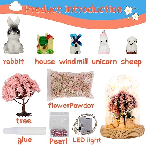 Miniatura 5 de Kit de luz nocturna para niñas haz tu propia luz nocturna mágica kit de manualidades para niños arte y manualidades luz nocturna novedosa para niñas