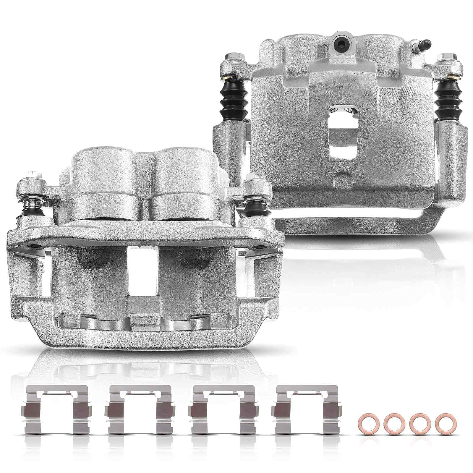 set of 2 rear brake caliper assembly for 2003-2017 chevrolet express gmc savana 2500 3500