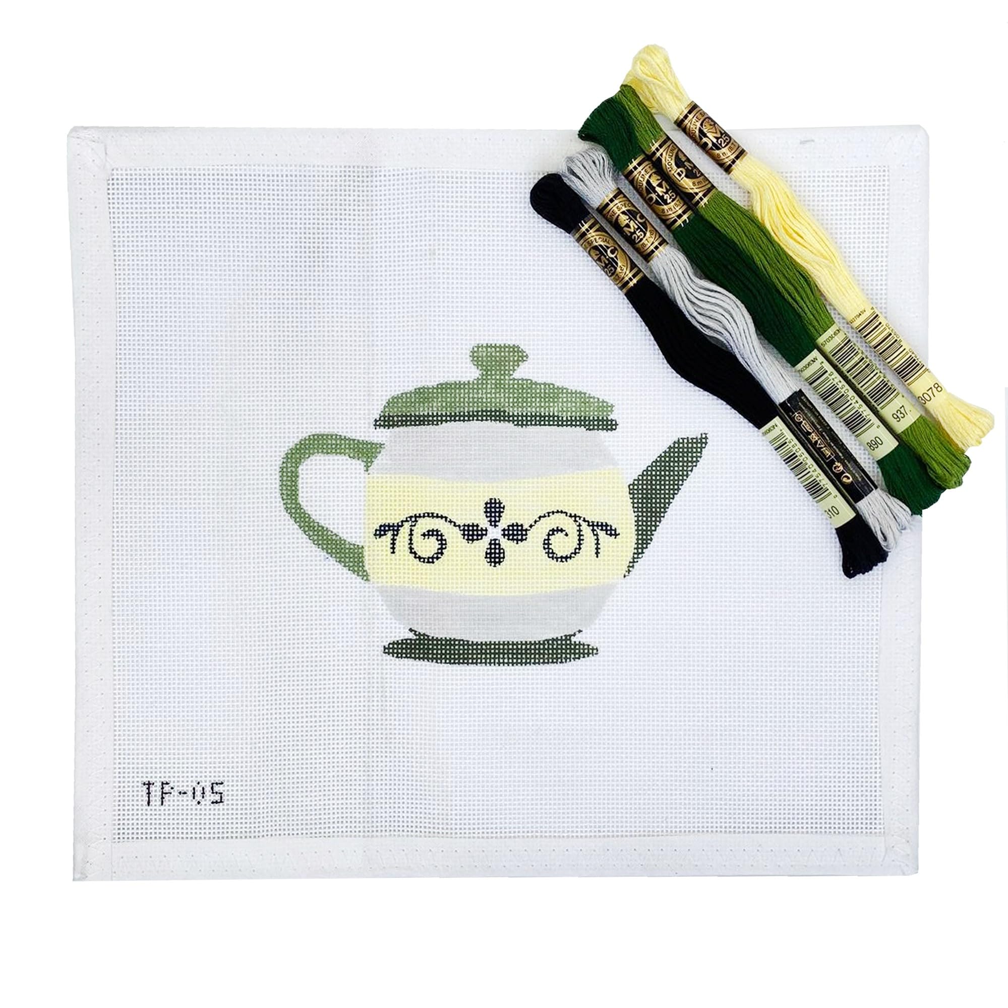 Vervaco Butterfly Among Flowers Pillow Cover Needlepoint Kit