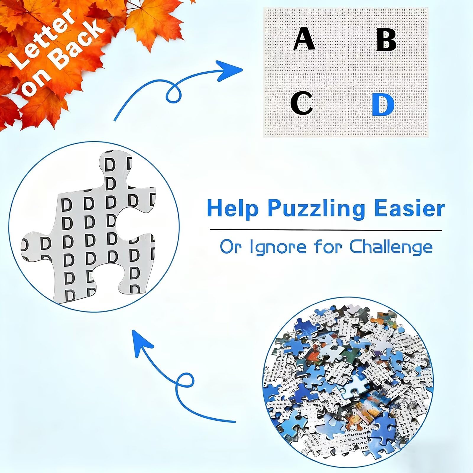 Puzzle Personalizado con Foto, Personalizada Rompecabezas Personalizado Diseña tu Logo Foto o Texto, Personalizado Navidad Halloween San Valentín Parejas Niños Familia Amigos h-2117