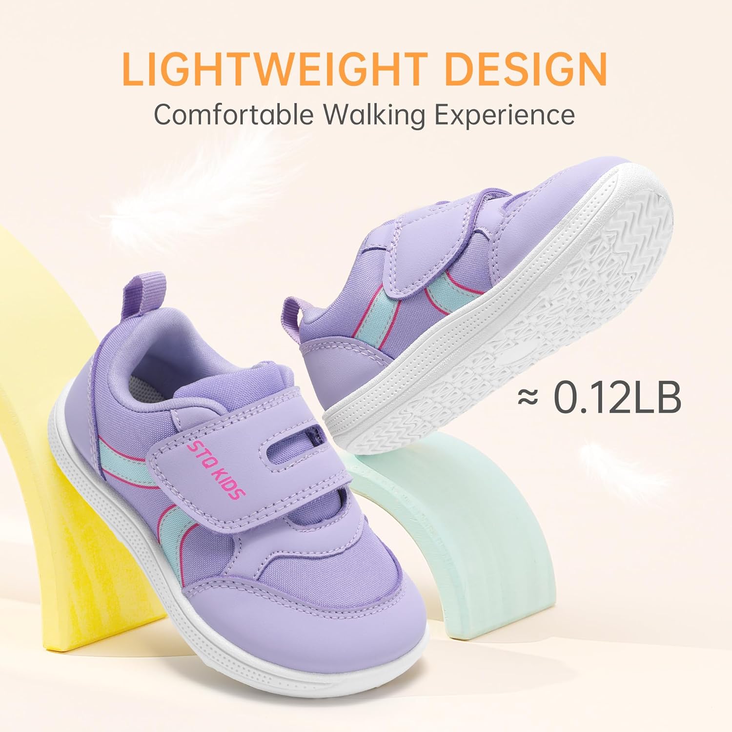 Toddler Wide Toe Box Barefoot Shoes Boys Girls Sneakers Kids Tennis Shoes Preschool Non Slip Lightweight Comfortable First Walking Shoes Running Outdoor Activities - Image 9
