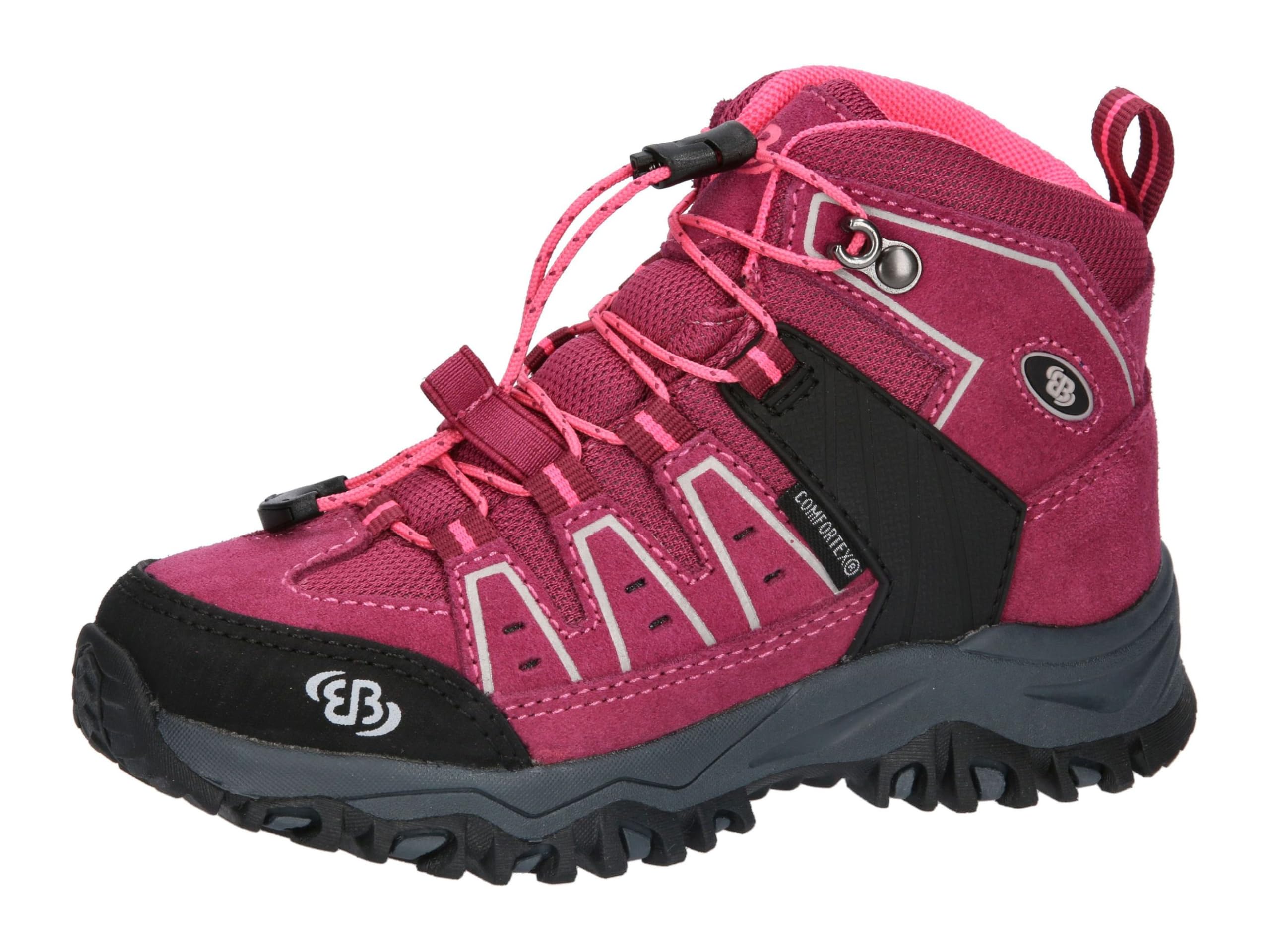 Brütting Mount Pinos High Kids Trekking Boots, Pink/Rose, 41 EU, Pink Rose, 41 EU