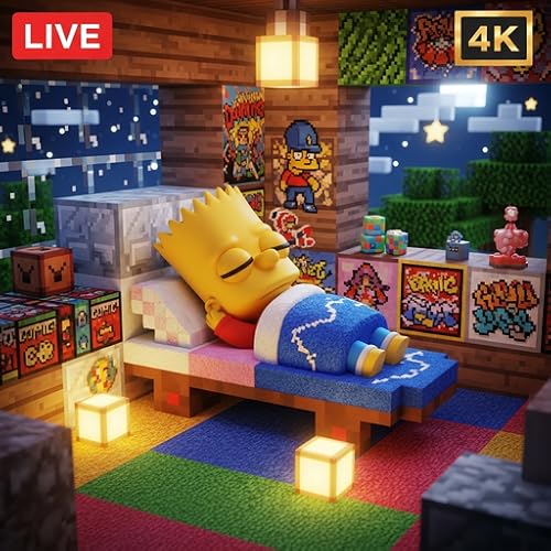 Sleeping Bart Simpson Winter Cool: craft Snowboard Dreams & Radical Holiday Rest for Fire TV & Tablets