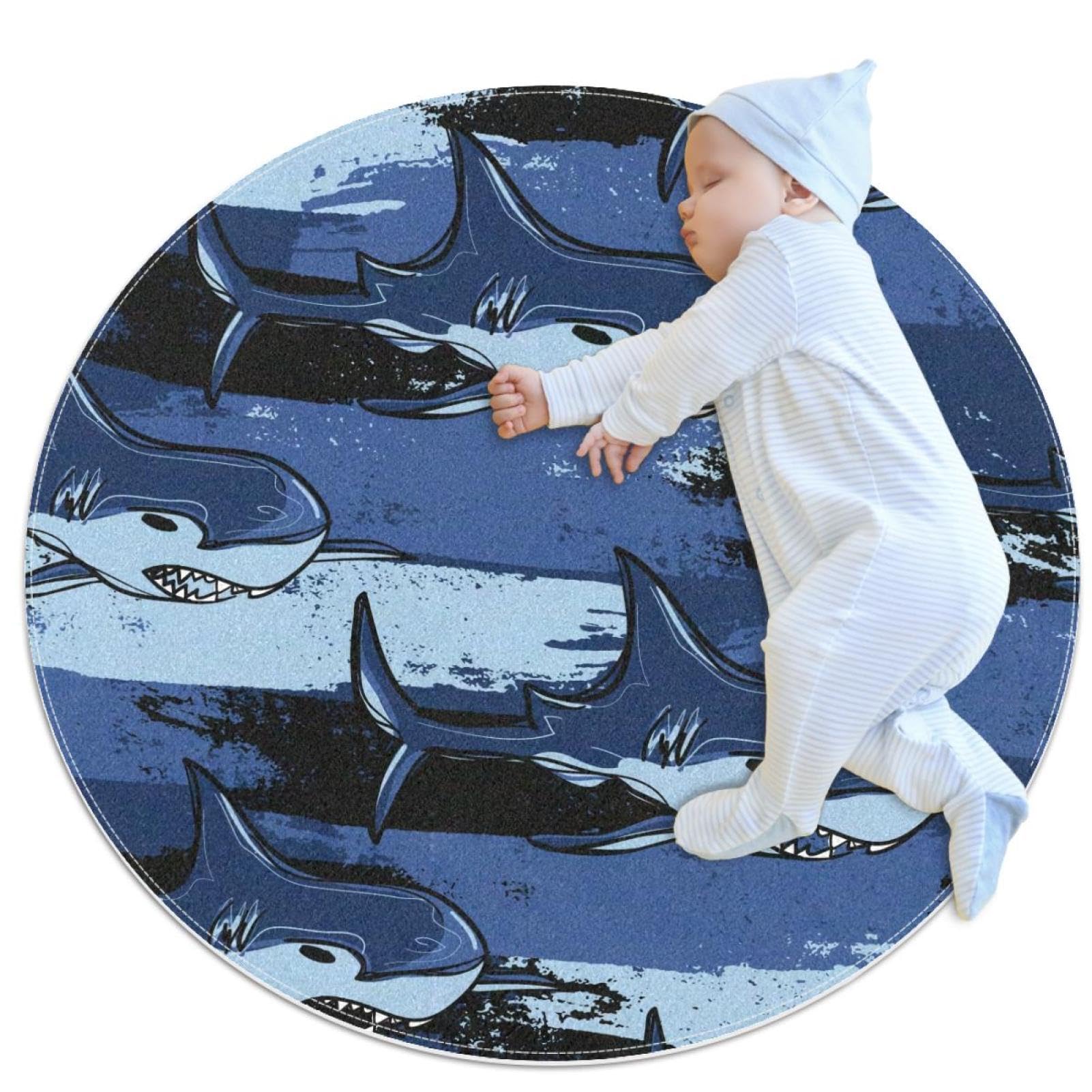 Tapis de salle de bain requin antidérapant pour éviter les glissades des enfants