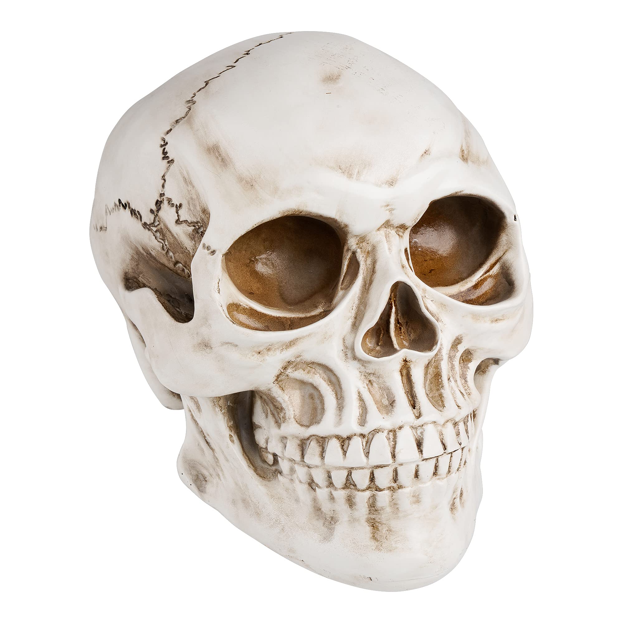 CRAZY HEADS white Skull Totenkopf Kopfhörerständer Headset Halter Ständer Skull Totenschädel