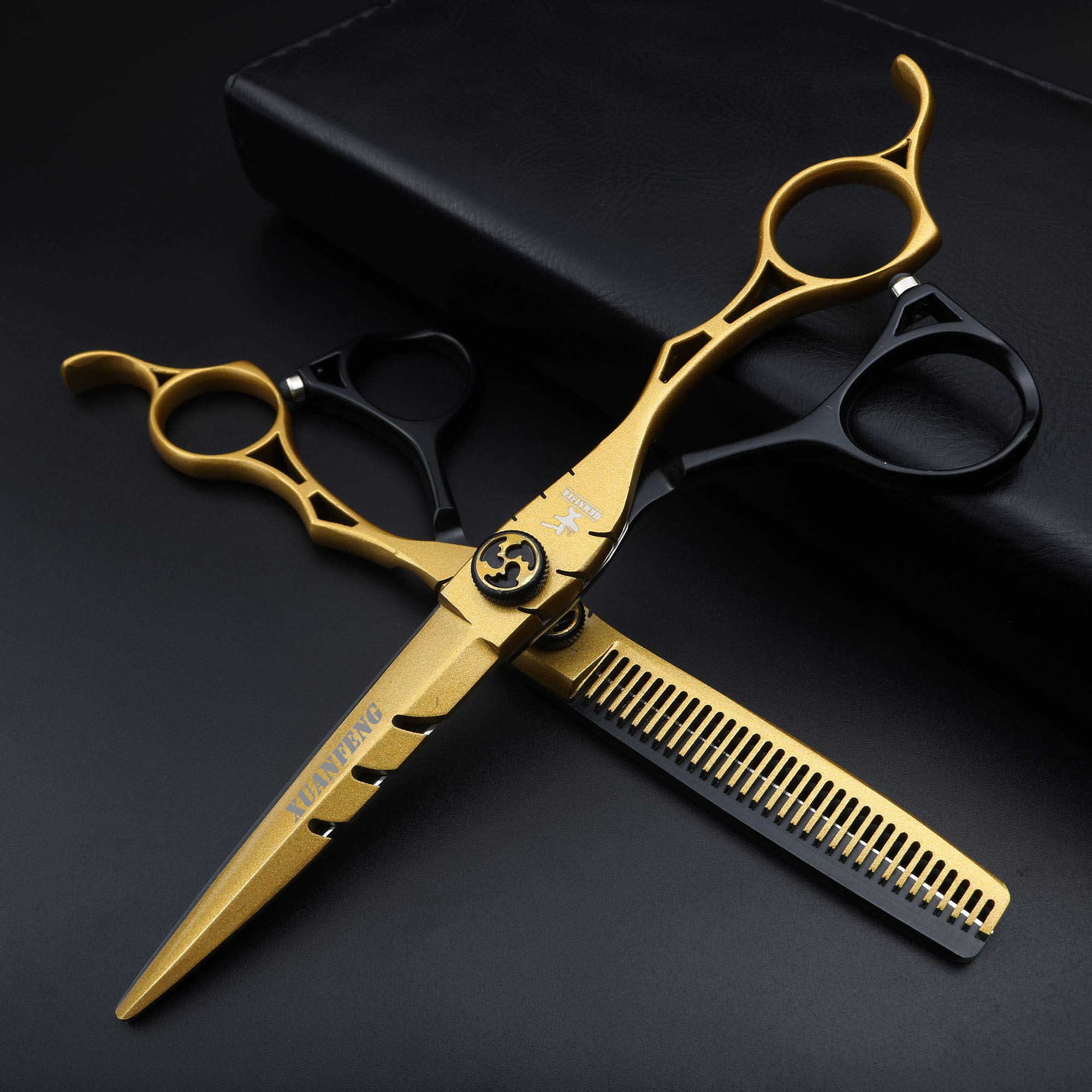 Schere Professionell 6 Zoll VG 10 Rote High End Profi Friseursalon Schere Geschnitten Friseur Haarschnitt Ausdünnung Schere Friseur Schere Hair Scissors