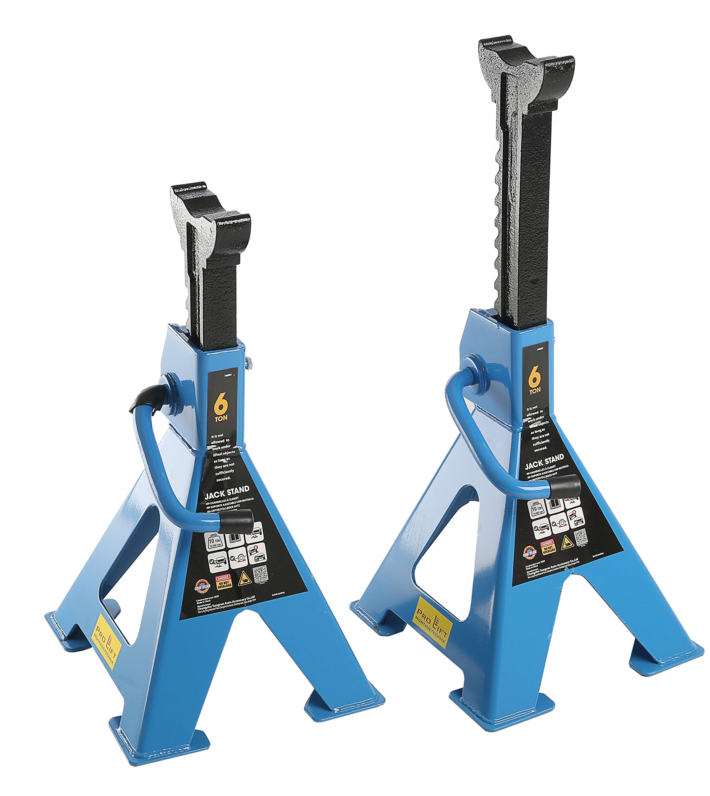 2x6t Unterstellbock Set, Höhe 403mm - 608mm, 00159