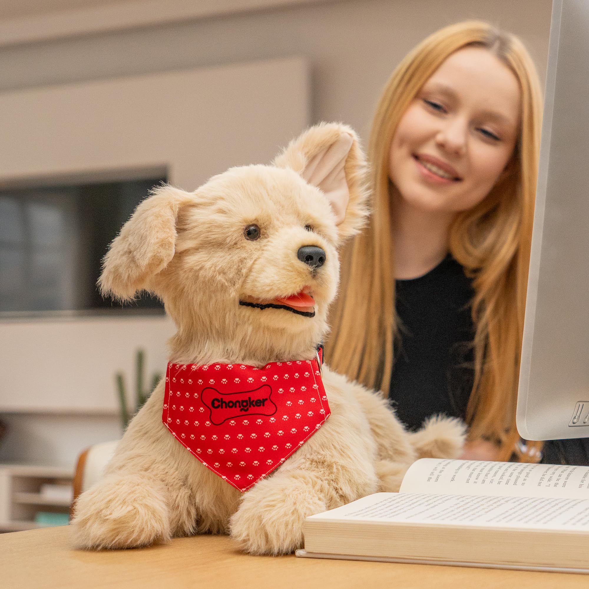 Amazon.com: Chongker Realistic Companion Robot Dog Stuffed Animals