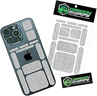 Vista 8 de Dragon Grips 13 piezas de cinta de agarre de goma rectangular, pegatinas de agarre gomosas para estuche de teléfono, mouse, pistola, herramientas