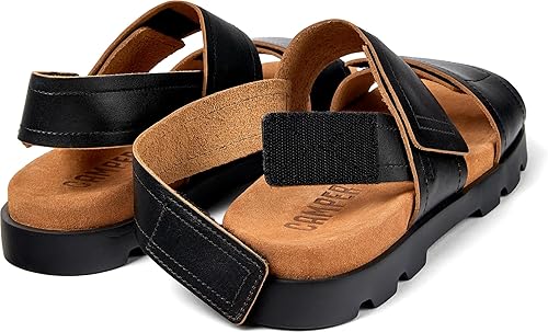 靴 CAMPER Brutus Sandal K100777-002 US8 Brutus Black Sandals for Men - Spring/Summer collection