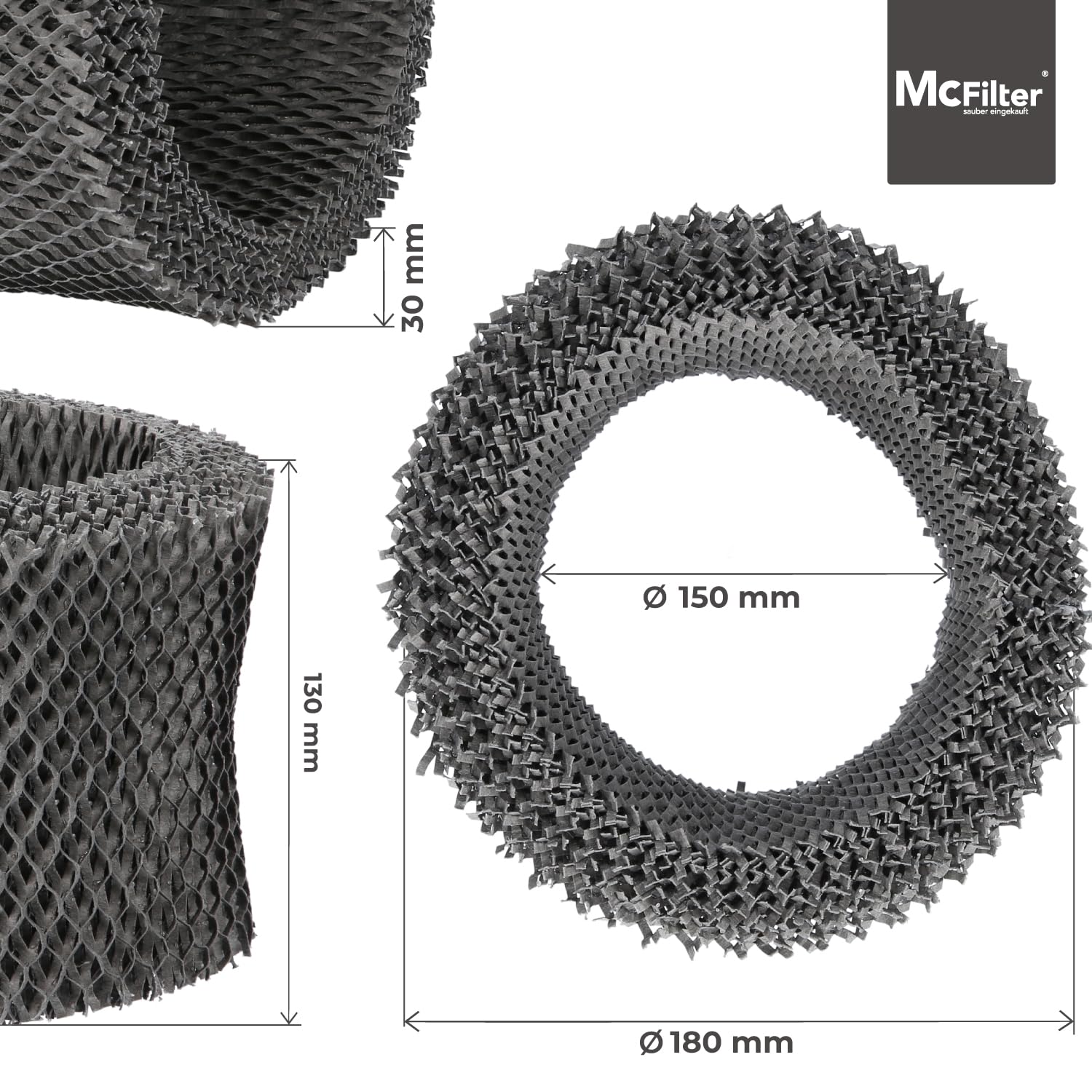 Mc Filter 5 Luftbefeuchterfilter für Philips Luftbefeuchter