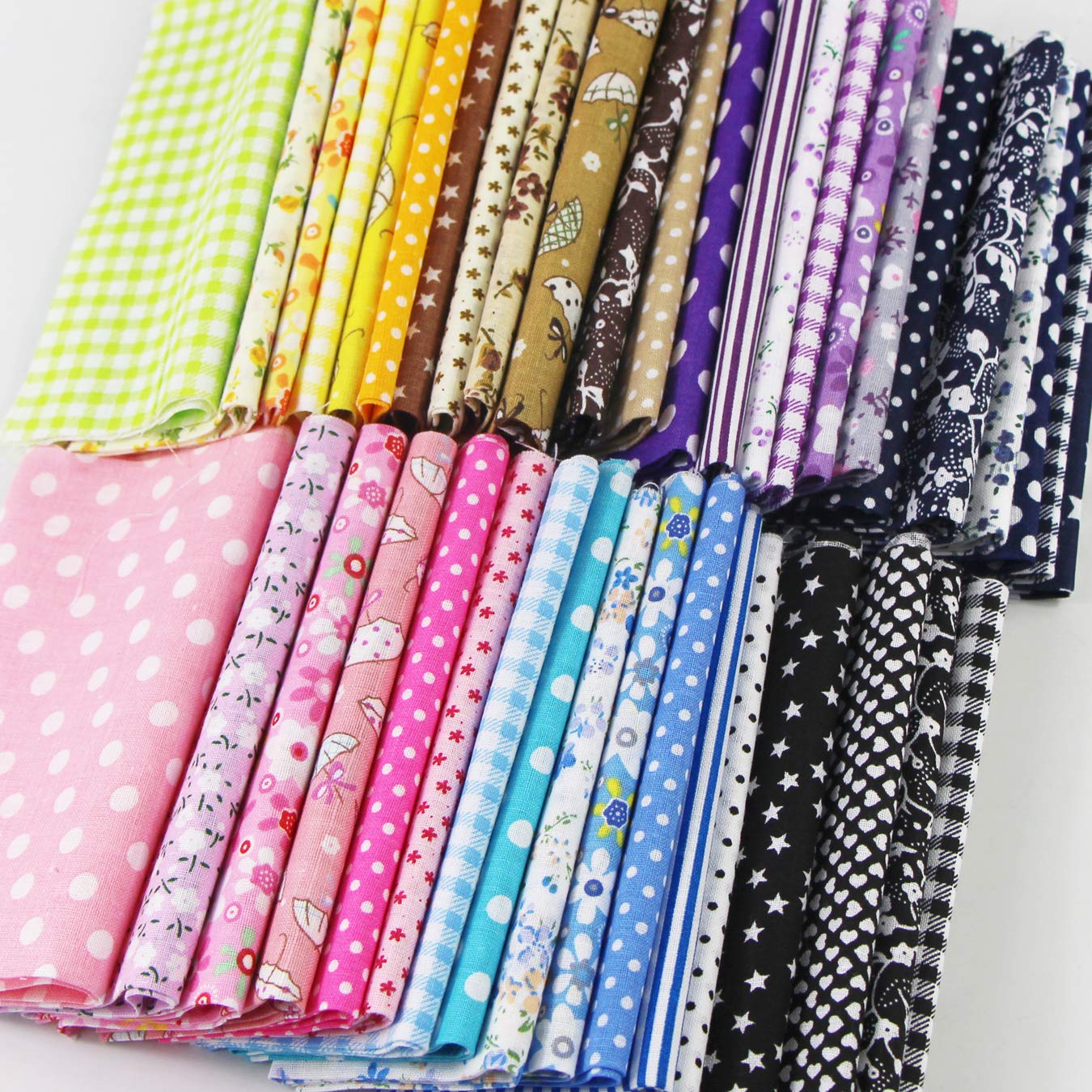 8 pezzi 46 x 56 cm tessuti per cucire, confezione in tessuto di cotone , tessuto per maschere