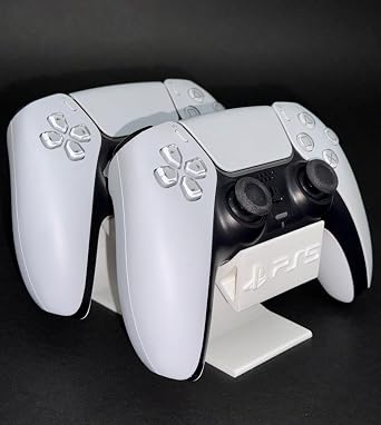 Karde  Boyut PS5 DualSense Kontrol Kolu i in  kili Stand, Beyaz Sert Plastik  arj  stasyonu ve Tutucu, PlayStation 5 Joystick Stand