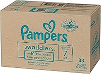 Vista 176 de Pañales Pampers Swaddlers, Talla 7 (11.8-22.7 kg), 70 unidades, absorbentes, mantiene al bebé seco y cómodo, pañal desechable seguro para la piel
