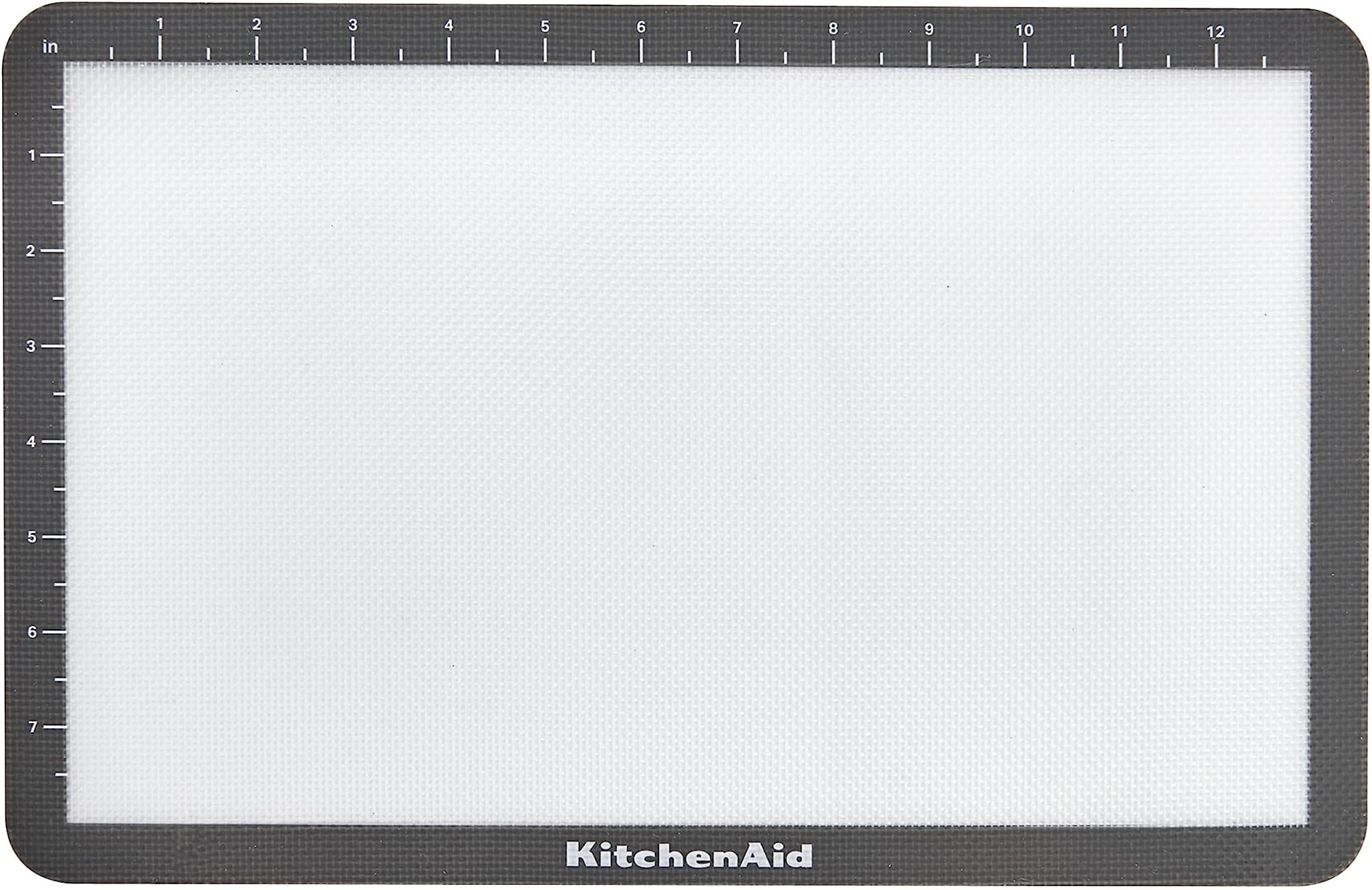 KitchenAidKQ413OHCGA Medium Baking Mat, Silicone, Grey