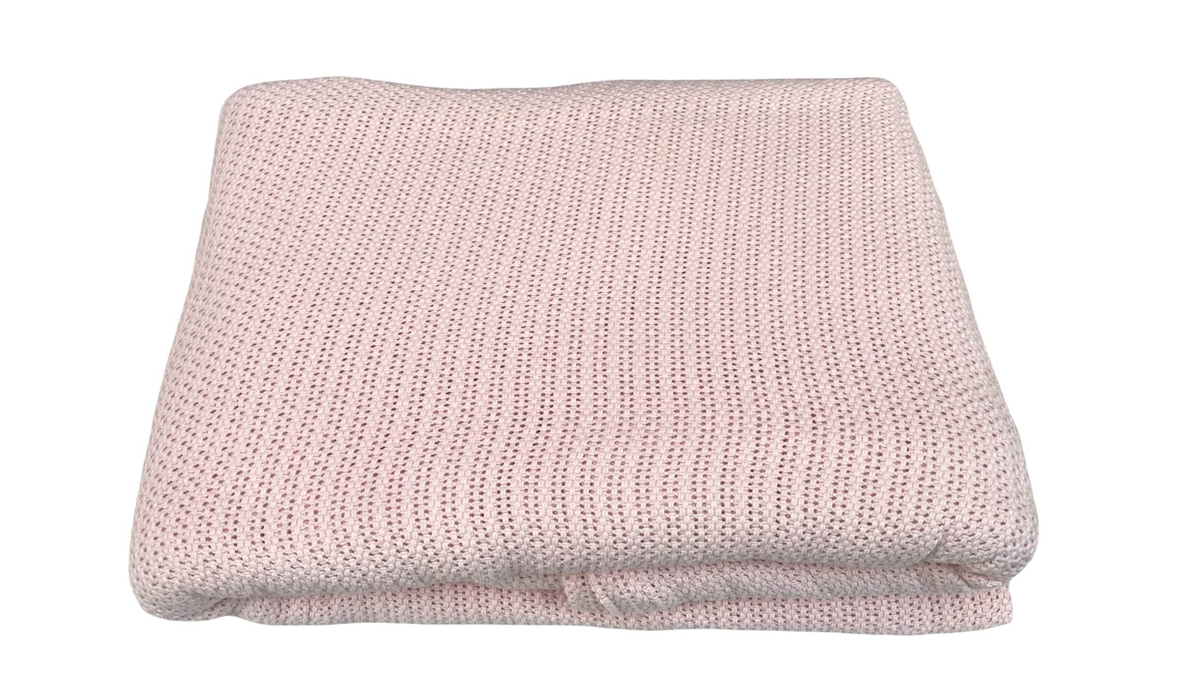 DUDU N GIRLIE 2 x Baby Cellular Blanket, Extra Soft 100% Cotton Blankets for Moses Basket Travel cot - Image 3