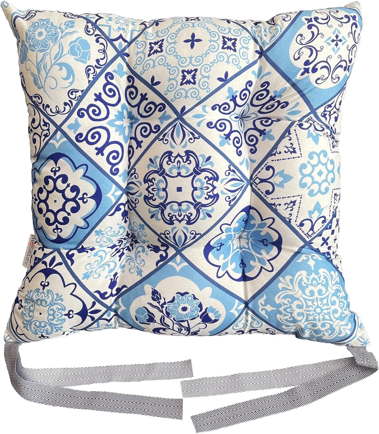 Washable Chair Cushion for Dining Chairs 36 x 36cm Soft Seat Pads with