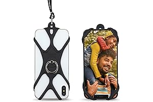 Universal Mobile Phone Lanyard with Ring Grip