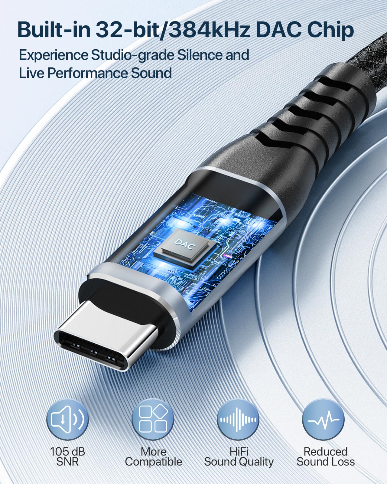 Cavo audio da USB C a doppio XLR maschio, 32 bit/384 kHz, cavo stereo da USB tipo C a XLR maschio, adattatore per altoparlanti da XLR maschio a USB C, per amplificatore di potenza, console mixer