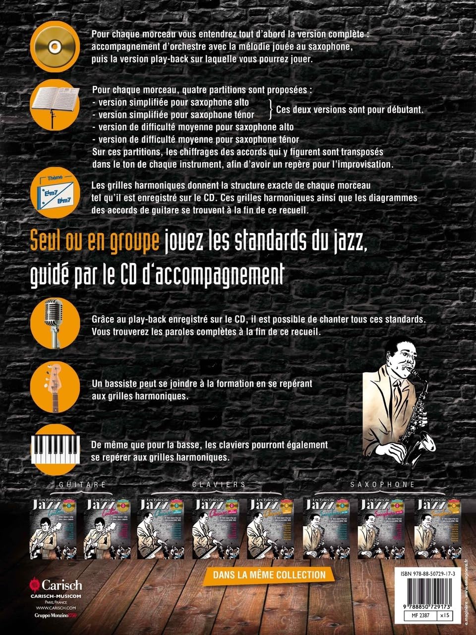 Les Tubes Du Jazz Saxophone Volume 3. Comprend CD