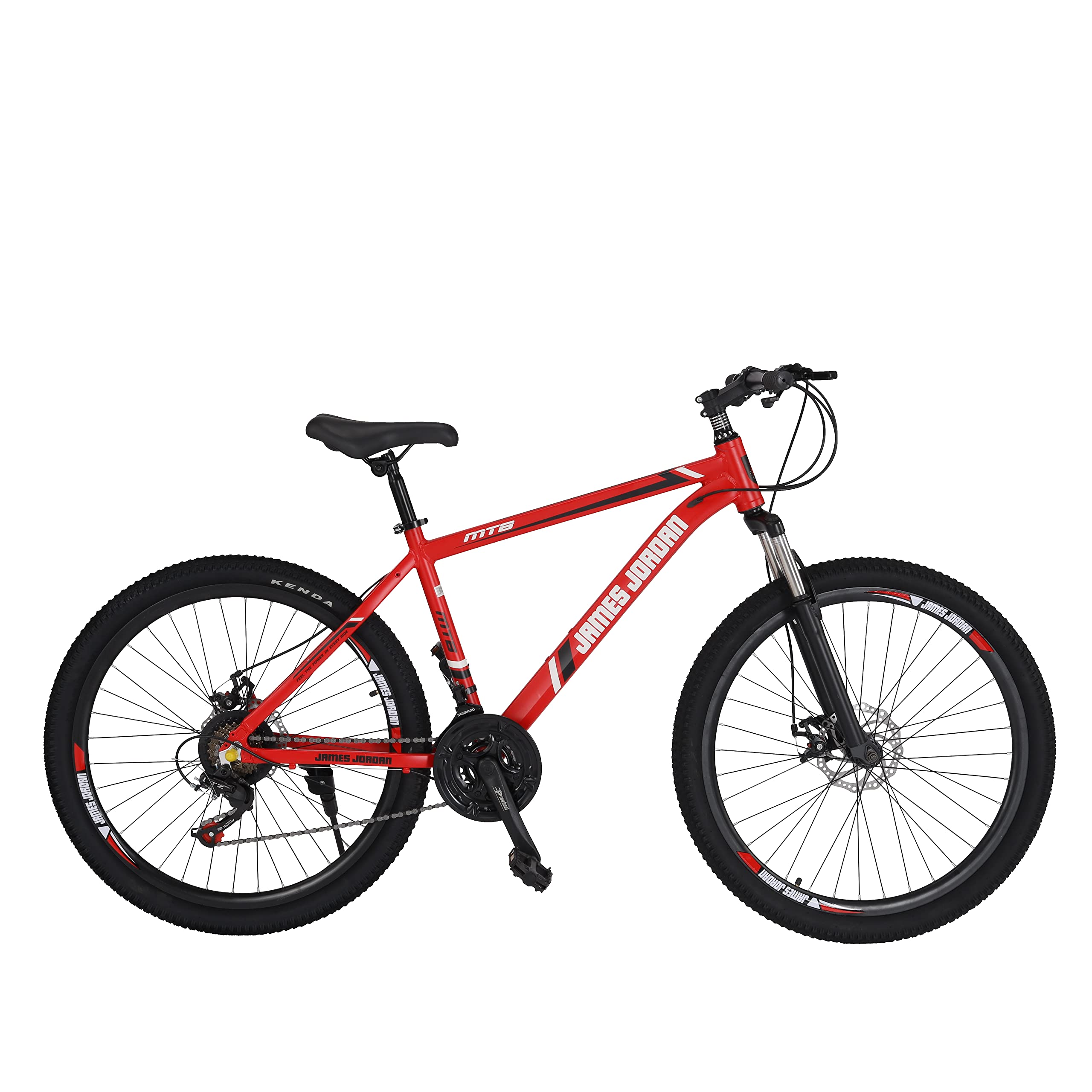JAMES JORDAN MTB Bike Series- JDN1092-26| Wheel Size: 26 Inch x 2.35 tyre| Ergonomically Designed with Plastic Pedal, and 21 Speed Gears (EN7-51, tZ30 tZ50)| Perfect for Cycling Enthusiasts|