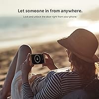 Vista 4 de Google Nest x Yale Lock - Cerradura inteligente a prueba de manipulaciones para entrada sin llave, cerradura de cerrojo de teclado para puerta Oil