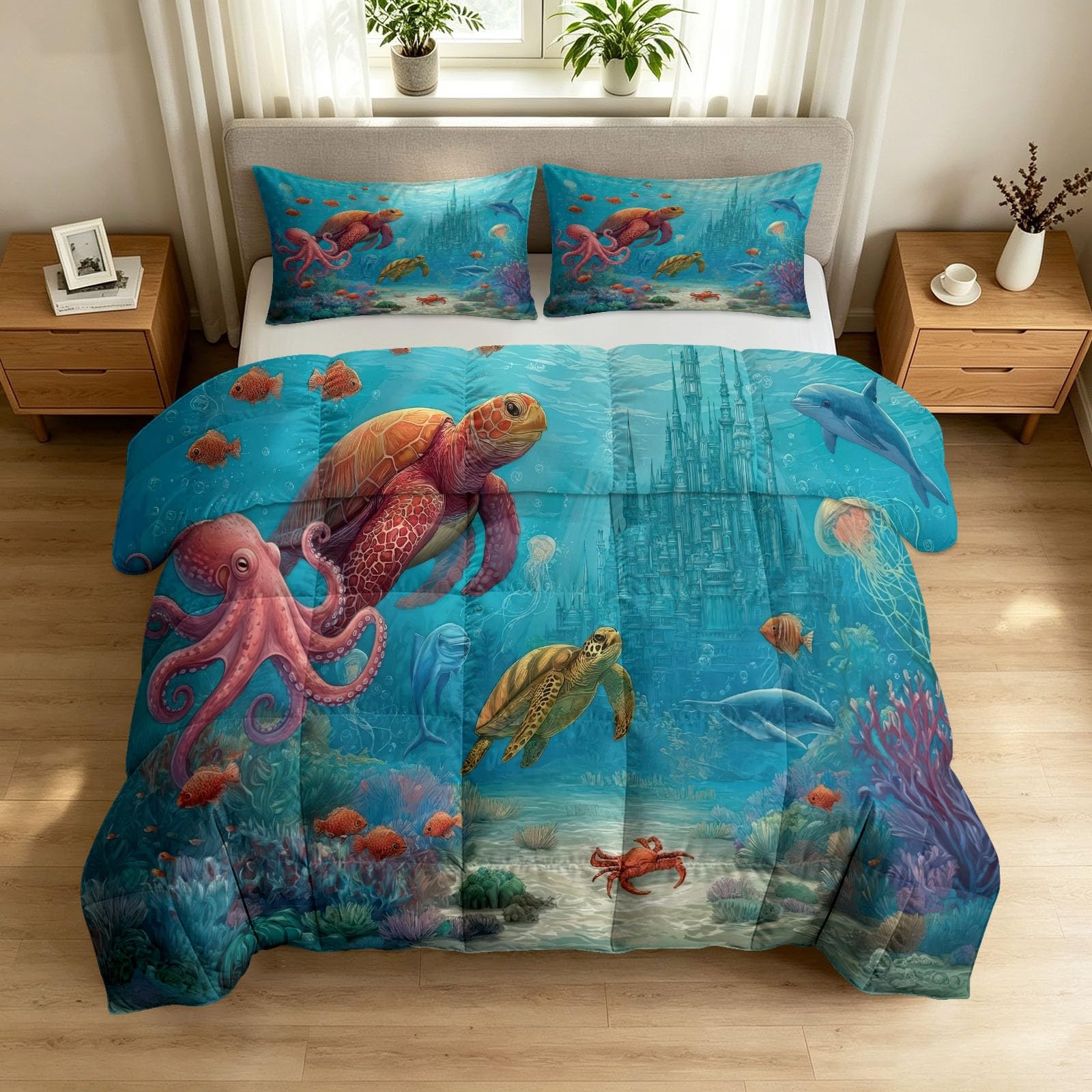 Couette sans housse pour grand lit enfant facile à laver 220x240