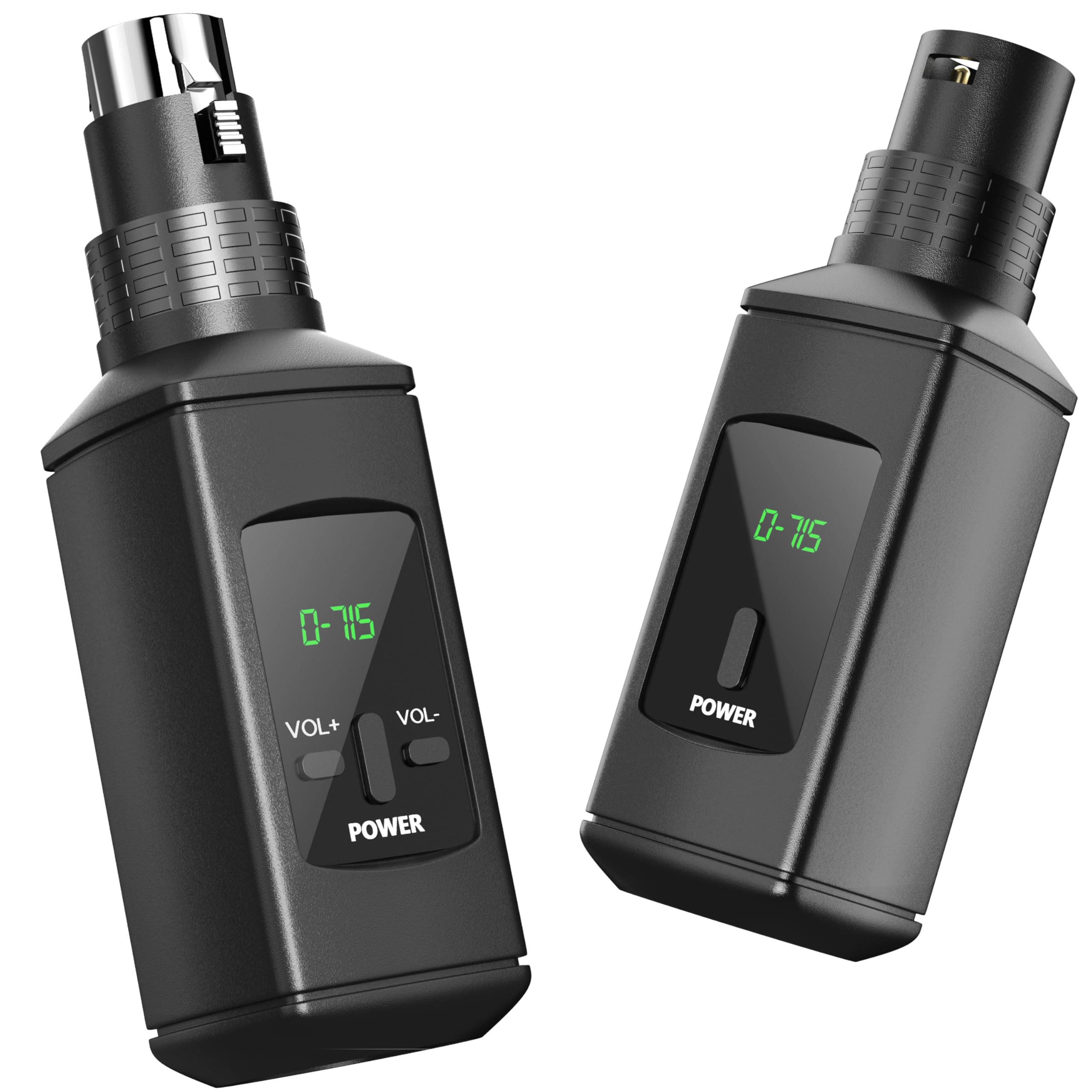 DIGIMORE Wireless Microphone System | 2.4GHz Digital Modulation | 50m Range | High S/N Ratio >90dB | Ideal for Recording, Streaming & Public Speaking (D-715)