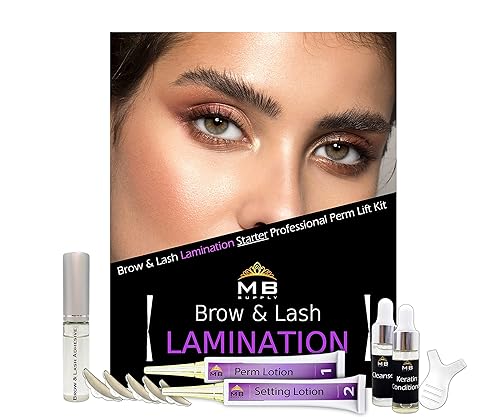 Miniatura 10 de Kits de levantamiento de cejas y pestañas con queratina. Permanente de pestañas, laminación de cejas y juegos de rizado con paquetes rápidos de 5