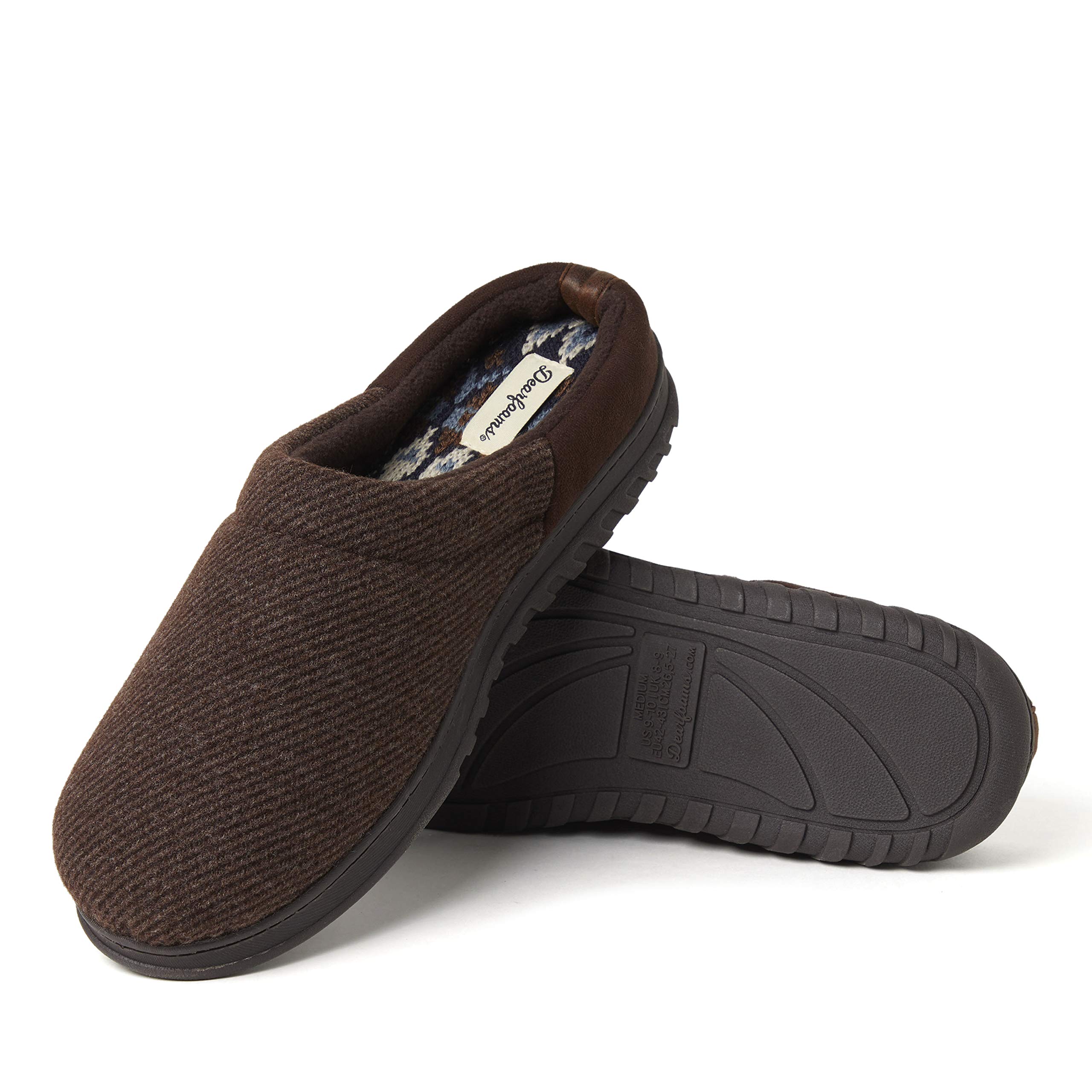 Women's Steven Woven Clog with Fairisle Footbed Slipper