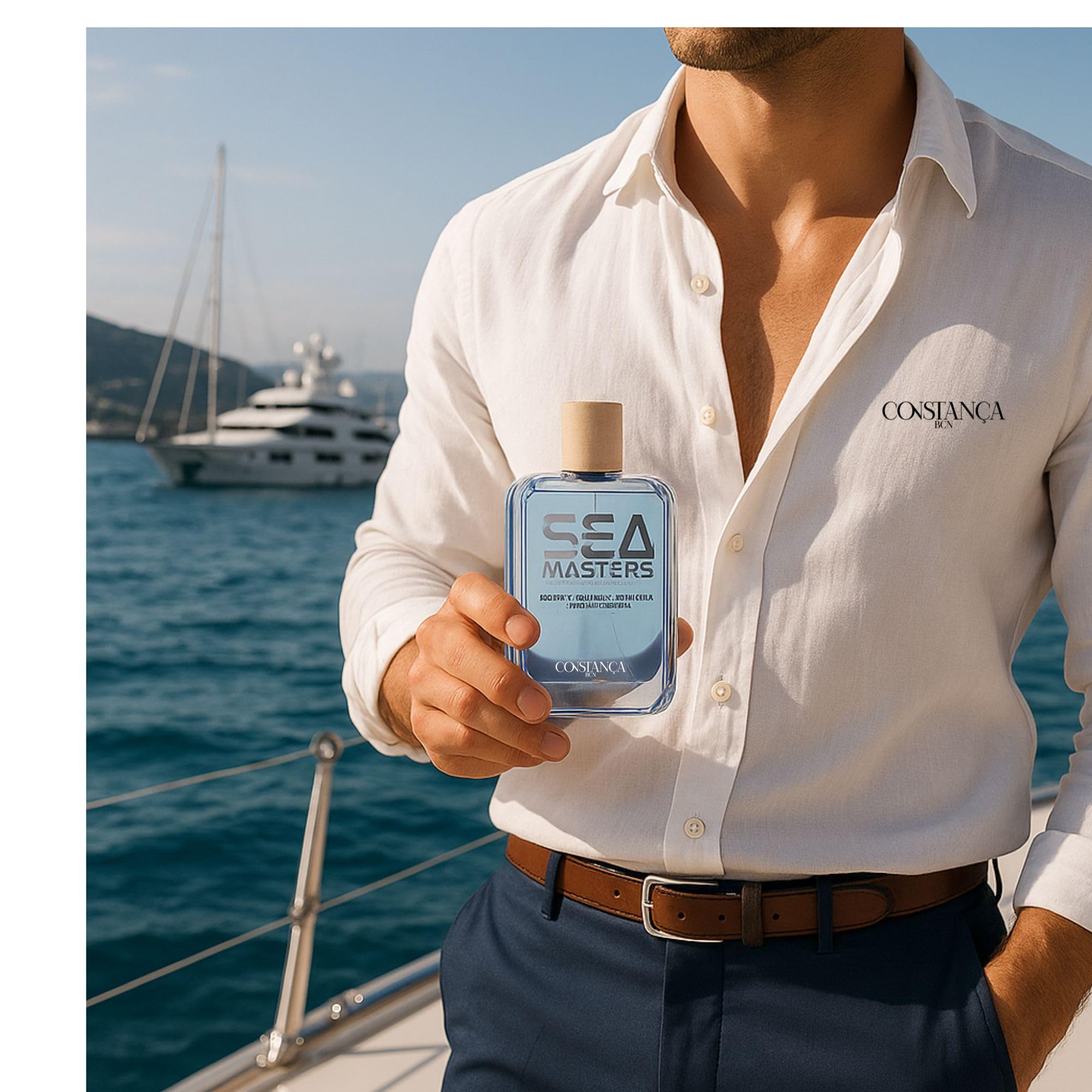 Perfume Hombre Artesanal compatible con SEAMASTER Seamasters Intense Eau de Parfum 100 ml ingredientes de calidad estilo Mediterraneo