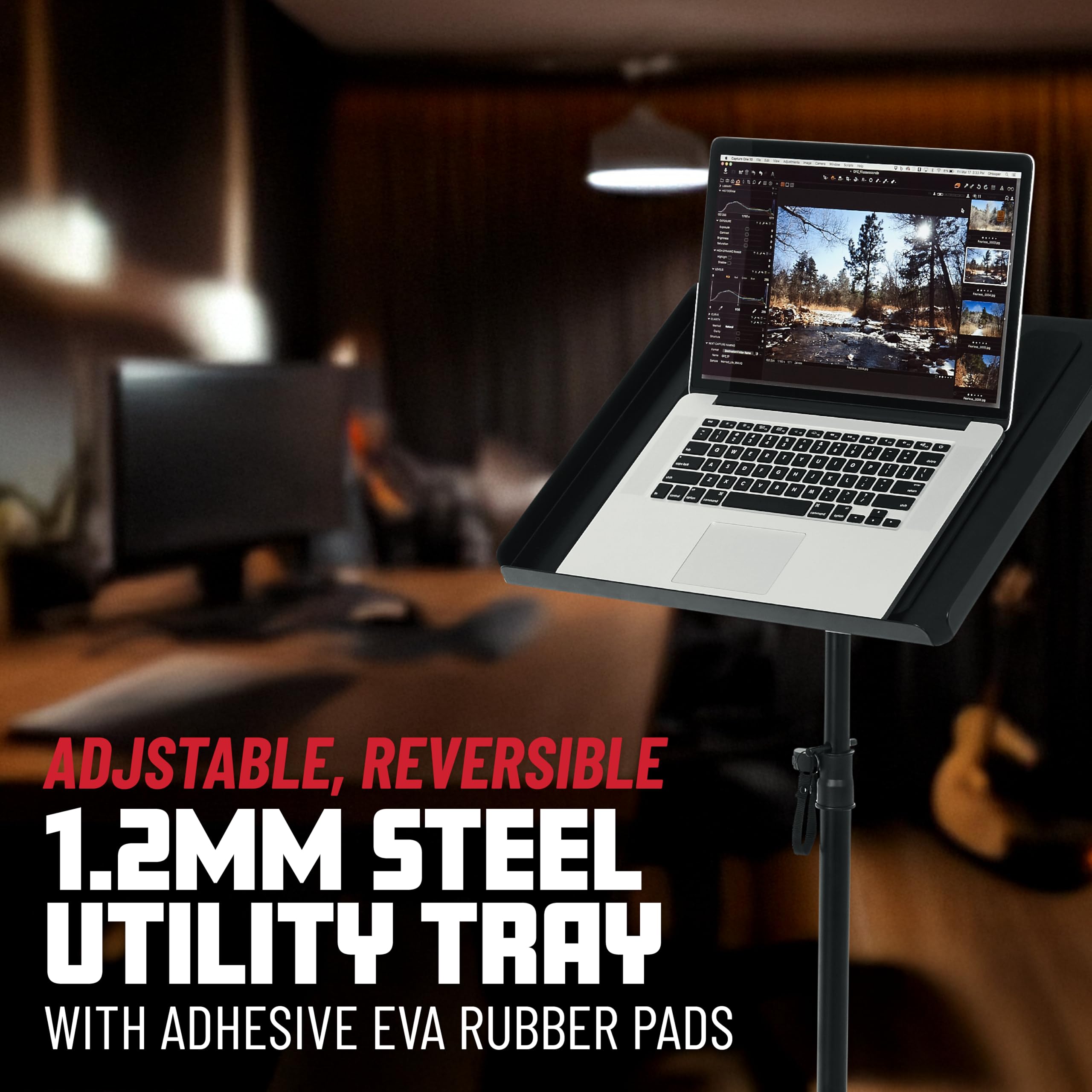 Support pour équipement de DJ GFW-UTL-MEDIATRAY1 de Gator Frameworks