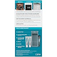 Vista 42 de JUST FOR MEN Color Gel Mustache & Beard M-35 Marrón Medio 1 ea (Paquete de 4)