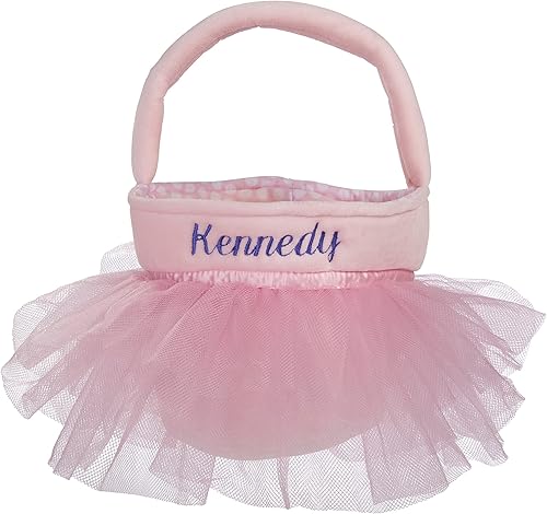 Personalization Universe Bolsa de felpa personalizada con tutú de princesa