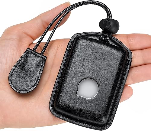 Miniatura 7 de Funda para llavero Volvo de piel auténtica con llavero, compatible con Volvo XC40 XC60 S90, Blanco