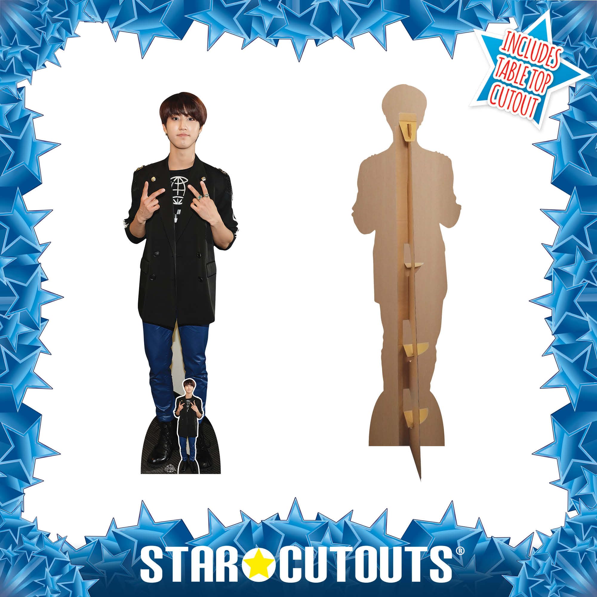 CS1252 Star Cutouts Han Lifesize Cartón Recorte – Gran exhibición de Fiesta, Pieza de coleccionista y decoración de Abanico, 170 cm