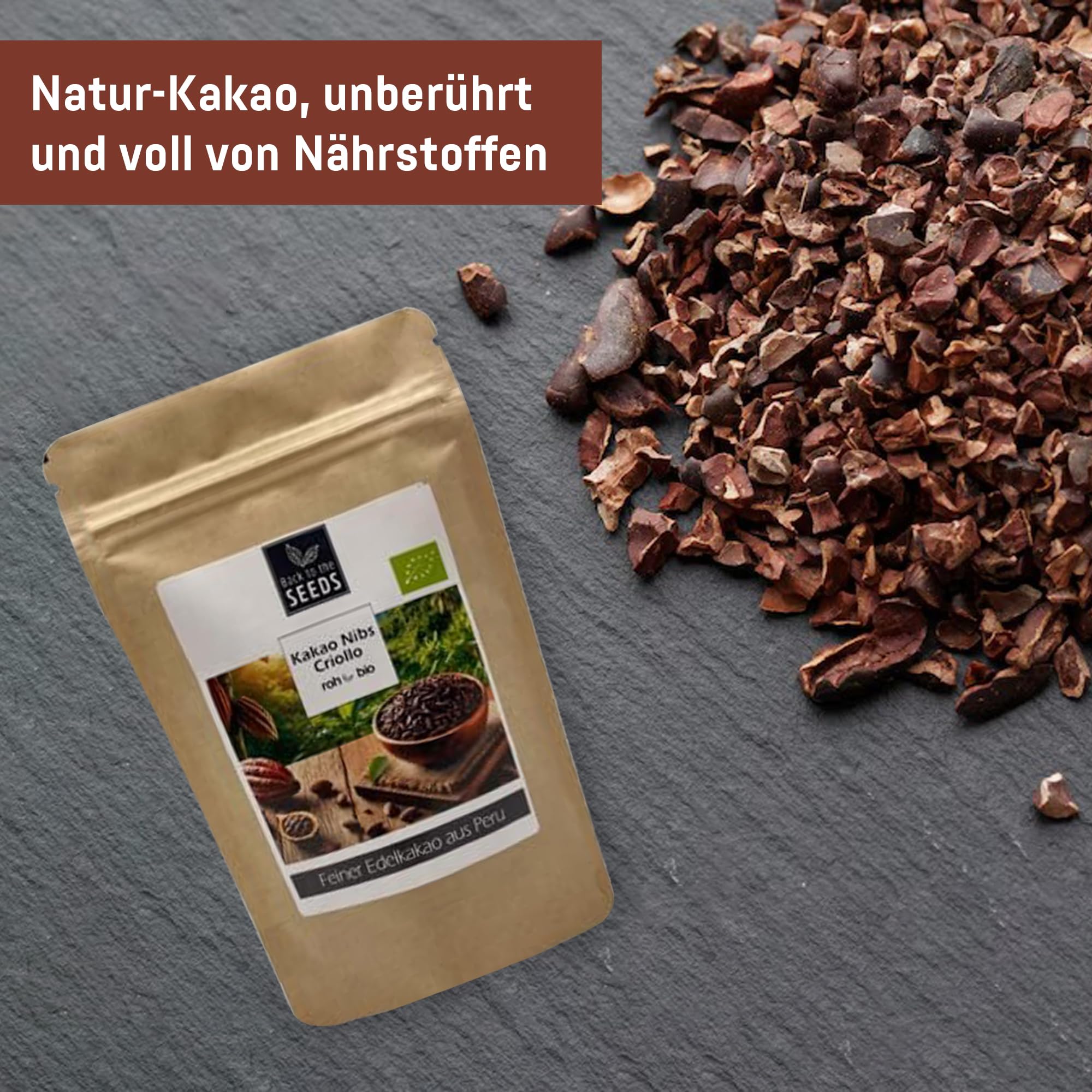 Nibs biologico di cacao (400 g)