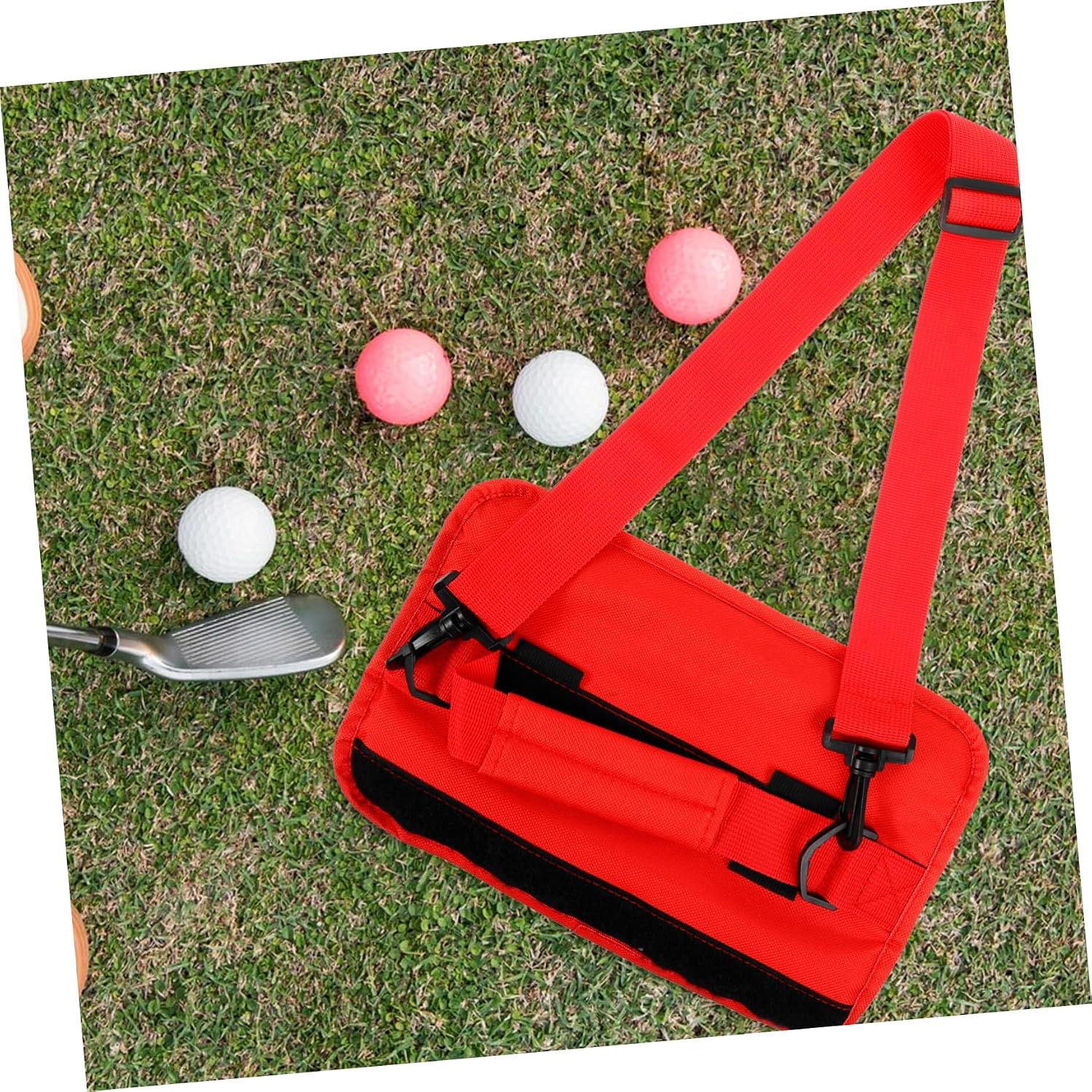 Portable Golf Club Bag Compact Durable Golfing Holder Multi Use Carrying Case for Golf Supplies Convenient Storage for Clubs Tools Lightweight Design