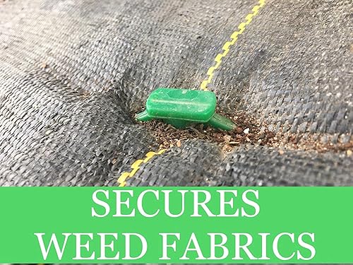 Miniatura 4 de Estaca para tienda de campaña de 8 pulgadas, estaca de paisaje, fibra de césped para campamento, manta de paja, barrera de malezas, tela de paisaje