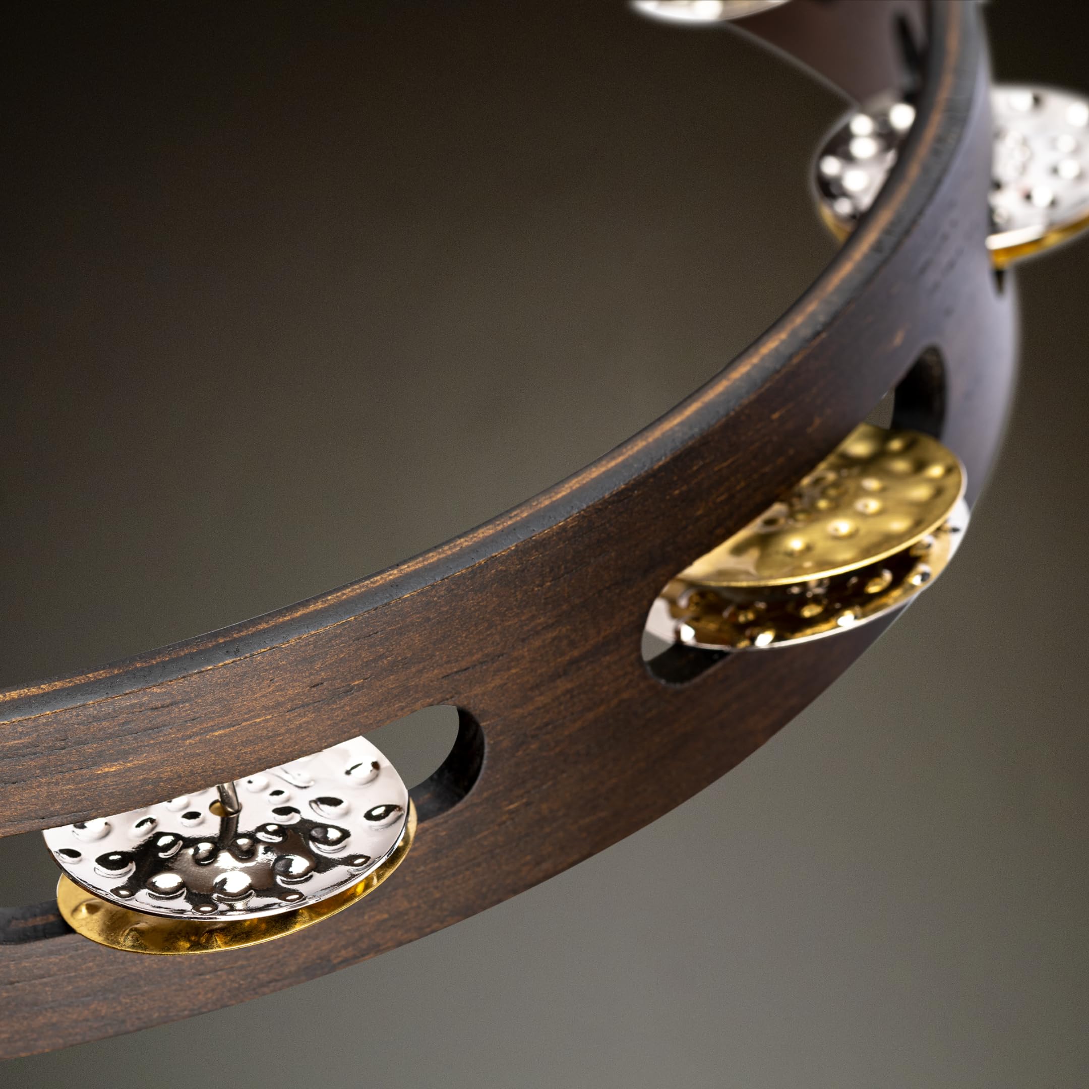 MEINL Percussion Vintage Tambourine - 10" orzech brązowy (TA1VM-WB)