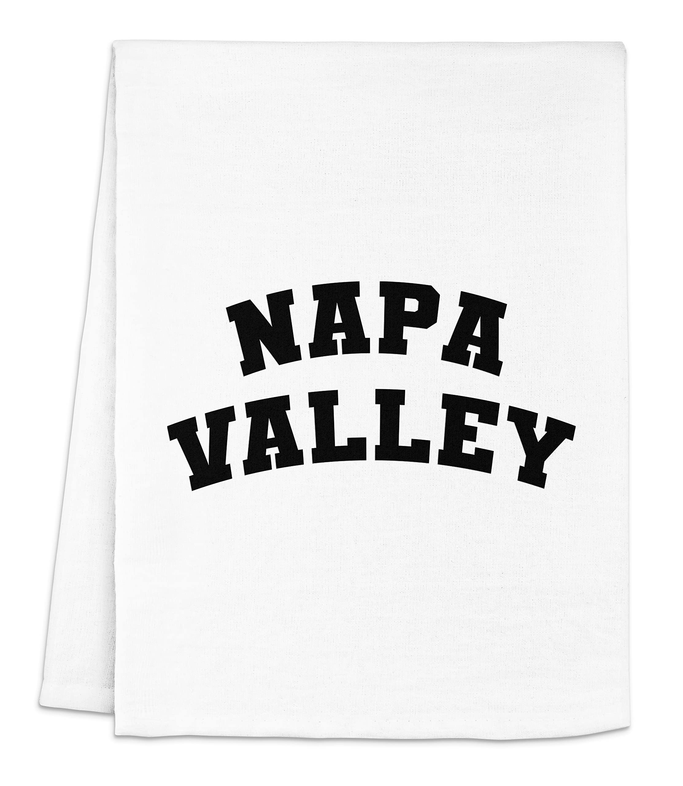 Moonlight Makers, Napa Valley, Flour Sack Kitchen Towel, Sweet Housewarming Gift, Original Dish Towel, Famous Cities, Farmhouse Kitchen Décor, White