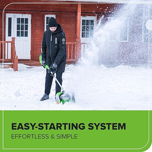Miniatura 10 de Greenworks Pala de nieve sin escobillas de 40 V y 12 pulgadas (LED), solo herramienta