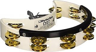 Rhythm Tech Tambourine, White, Regular (DST 21)