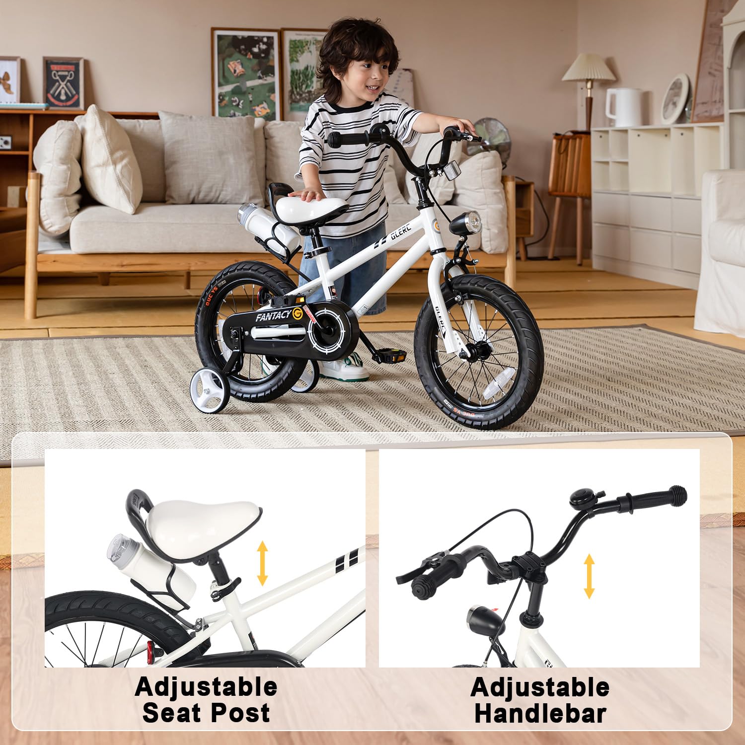 Amazon | Glerc キッズバイク 14-16インチ 自転車 トレーニング 