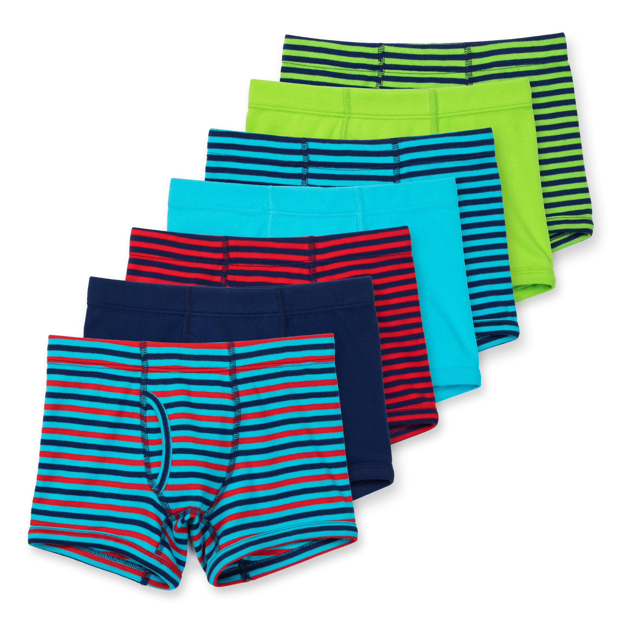 Lucky & MeNolan Boy Boxer Brief Underwear | 100% Organic Cotton | 7-Pack
