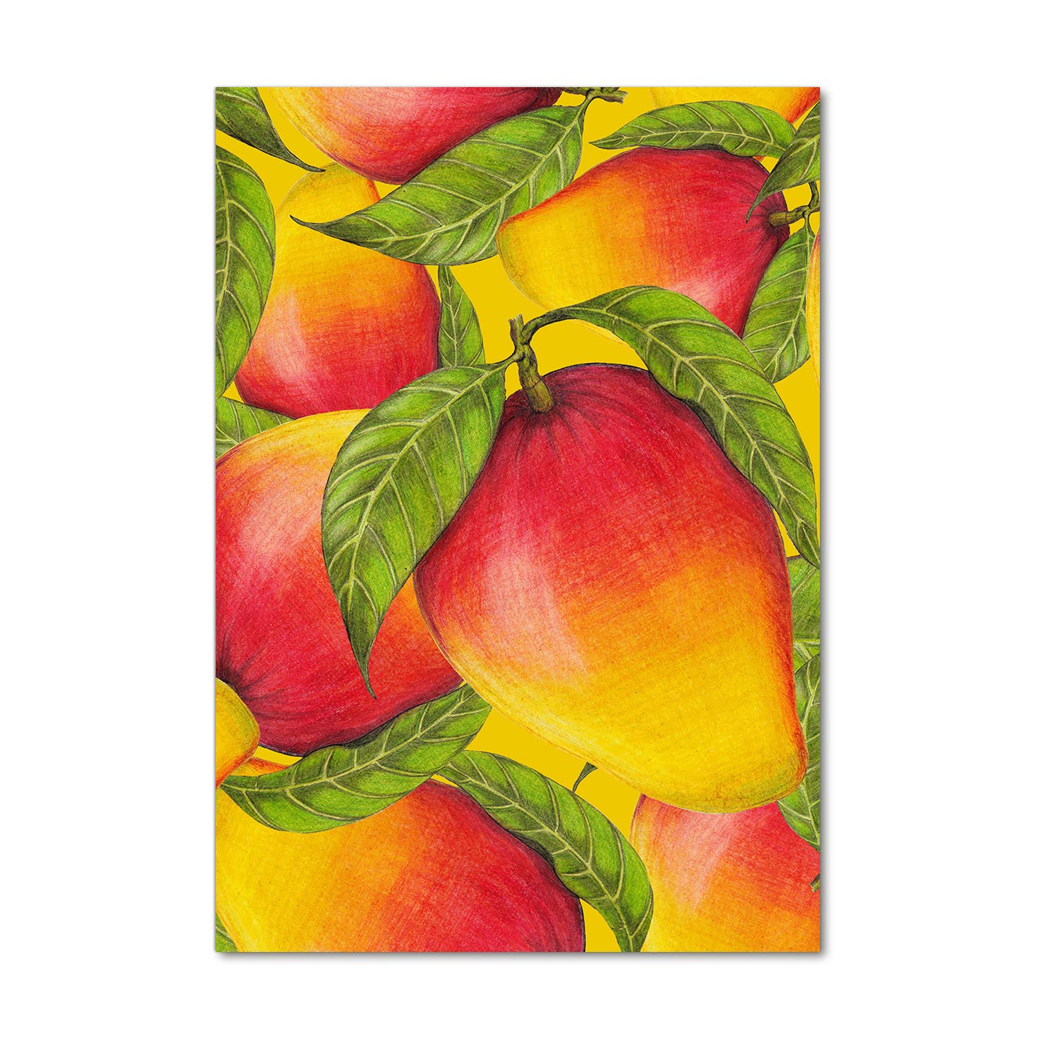 Image sur verre Tulup 70x100 : sublimez votre cuisine avec la déco mangue rouge