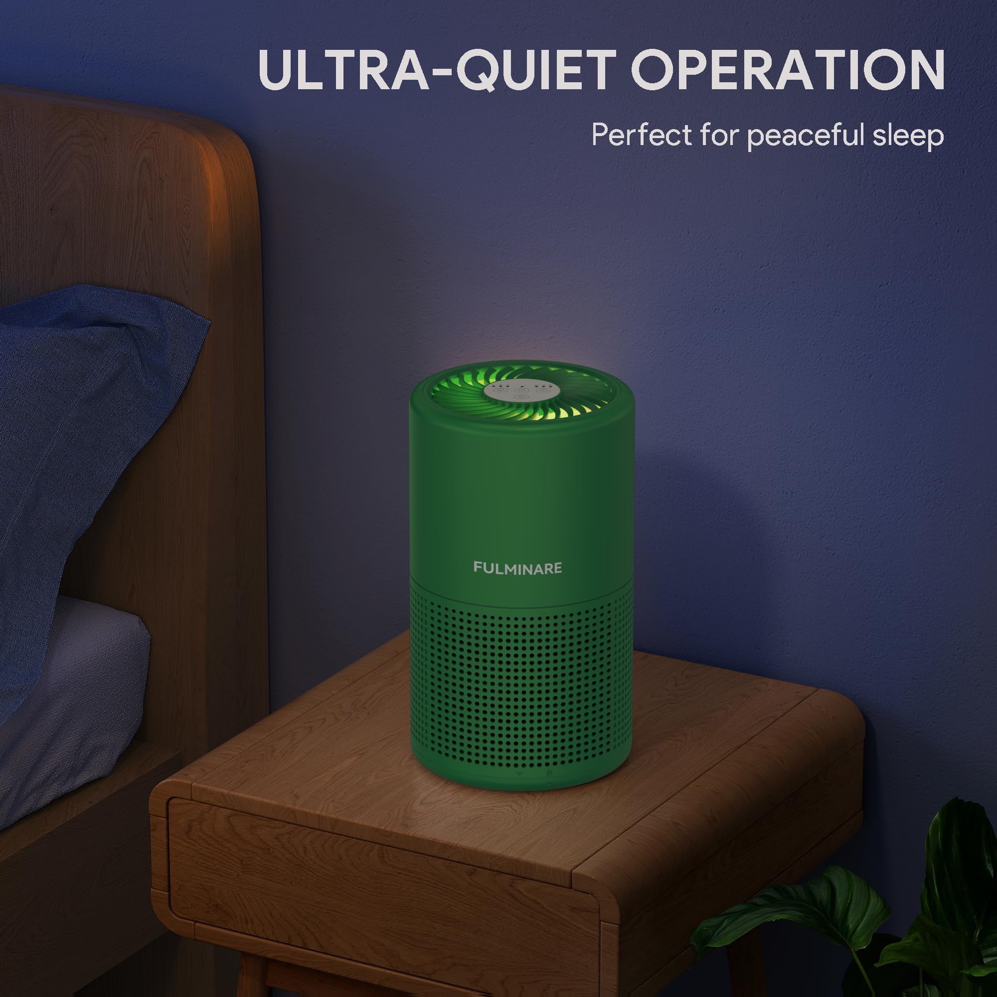 FULMINARE Air Purifiers for Home Bedroom H13 HEPA Air Filter view 9