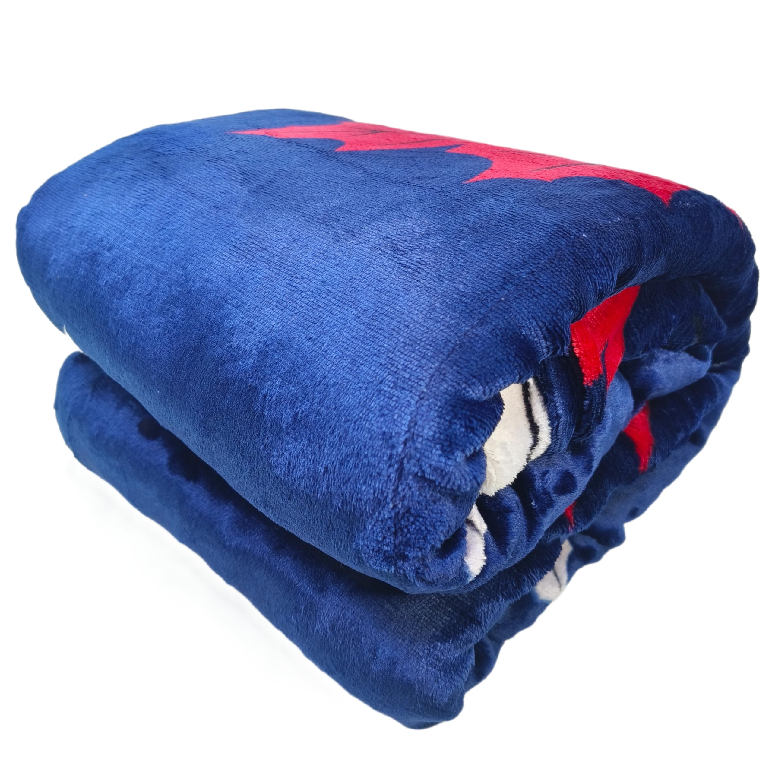 Premium Woolen Flannel Velvet Warm Duvet Cover Quilt Cover Rajai Cover Blanket Cover Comforter Cover King Size 90x100 inches - Woollen Fabric (Blue Leaf, Double Bed)-image-30