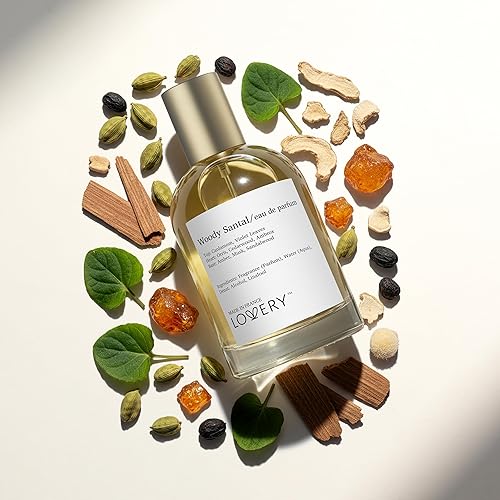 Miniatura 2 de LOVERY Woody Santal Sandalwood - Inspired by Fragrance perfume S.antal 33. Perfume para mujer con botella de spray de viaje, Eau De Parfum para