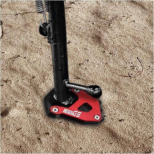 Miniatura 7 de CNC aluminio for BMW R1250GS R 1200 1250 GS R1250GS HP ADV 2020 2021 Motorcycle Side Stand Enlarge Extension Kickstand (Color  Blue R1250GS)